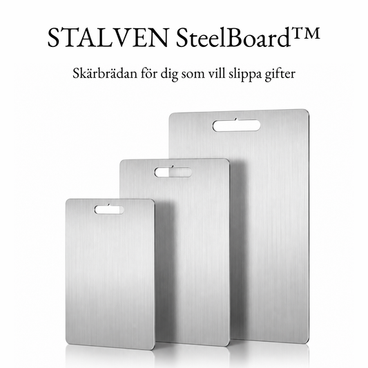 STALVEN SteelBoard™ – Skärbräda i rostfritt stål