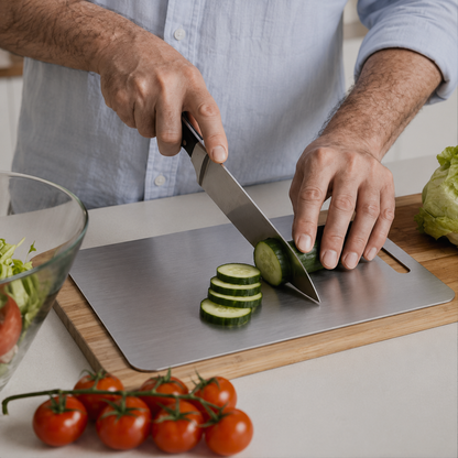 STALVEN SteelBoard™ – Skärbräda i rostfritt stål